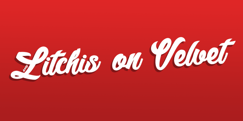 Litchis on Velvet Font