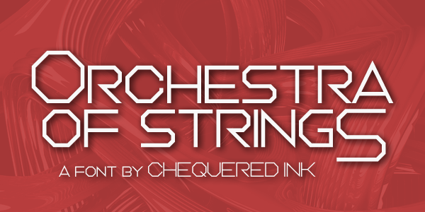 Orchestra of Strings Font
