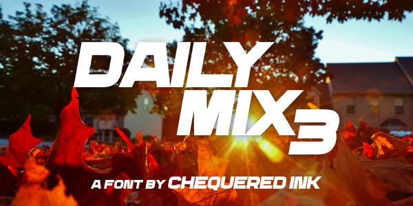 Daily Mix 3 Font
