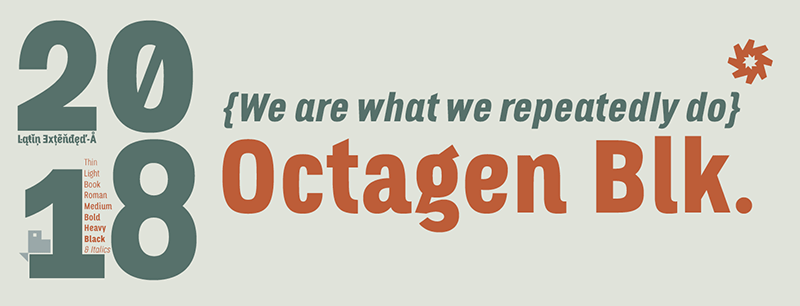 Octagen Black Font