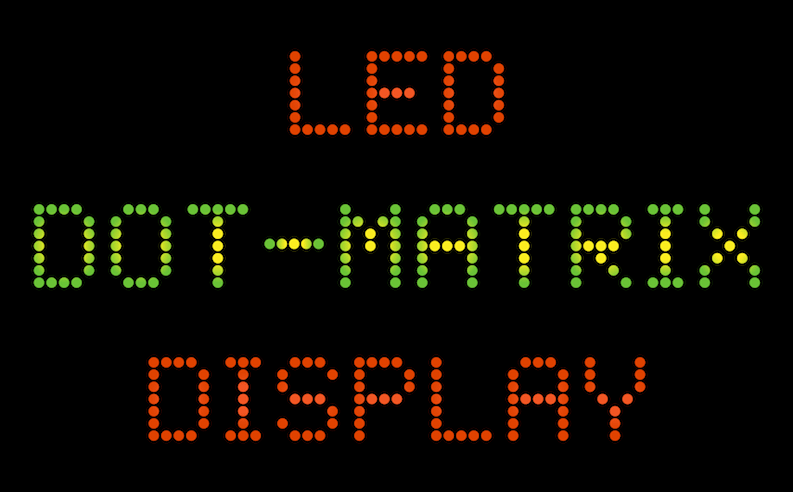 LED Dot-Matrix Font