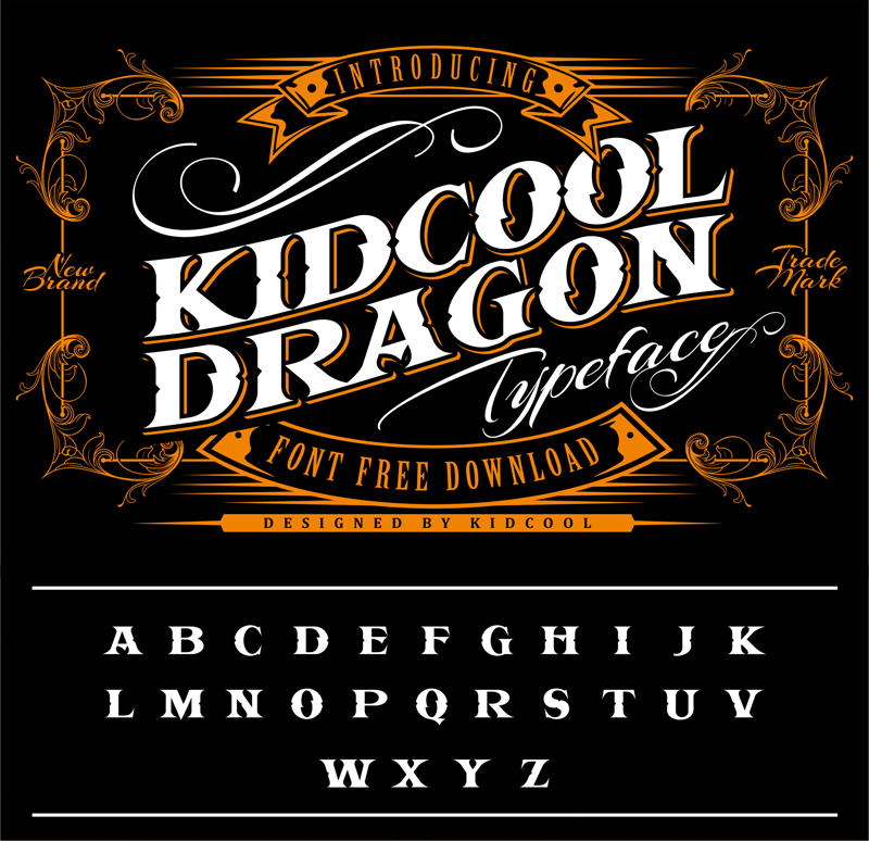 Kidcool Dragon Font
