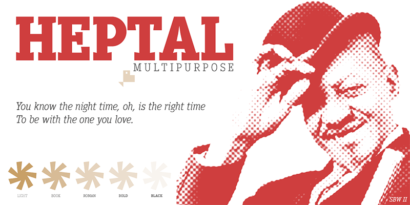Heptal Font
