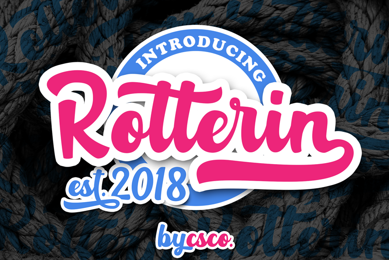 Rotterin Font