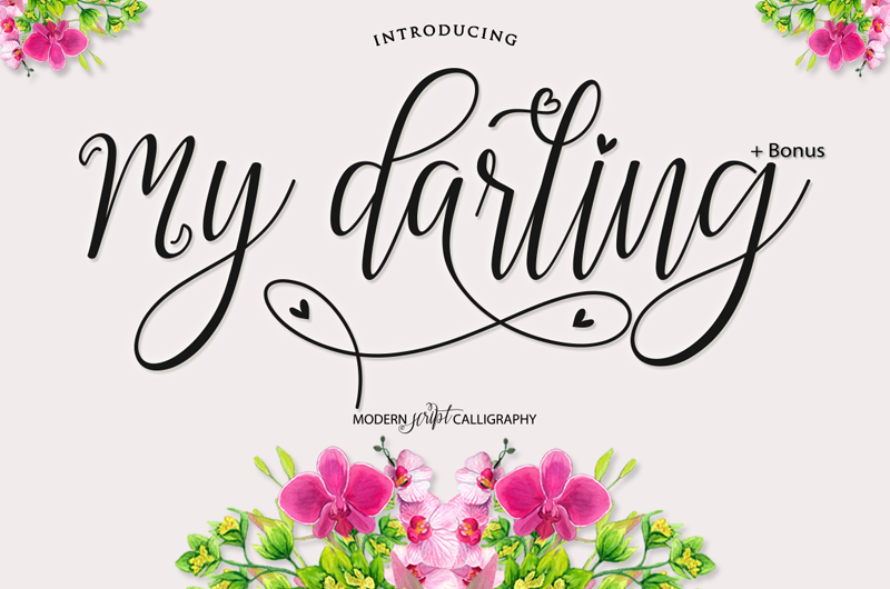My Darling Script Font