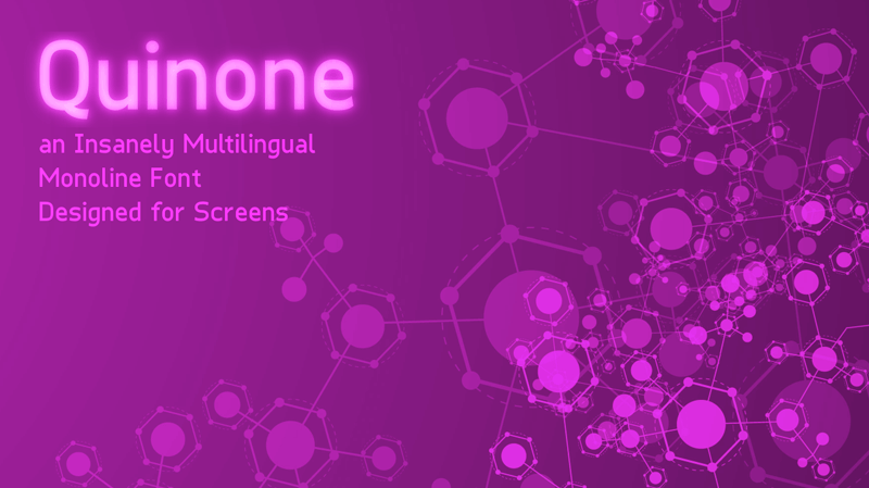 Quinone Font