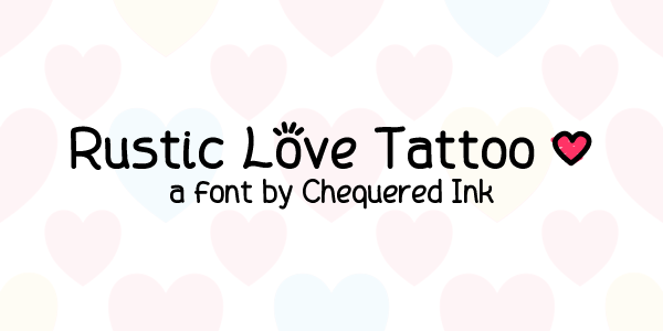 Rustic Love Tattoo Font
