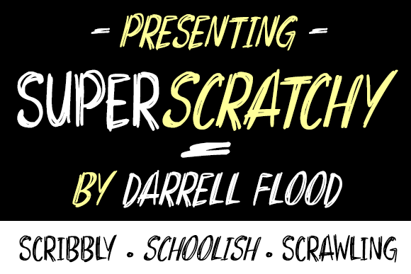 Super scratchy Font