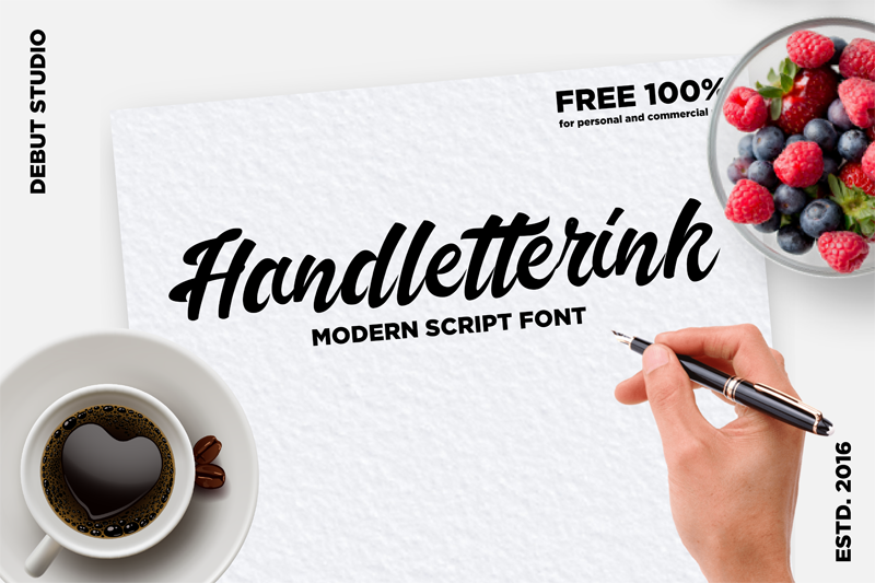Handletterink Font