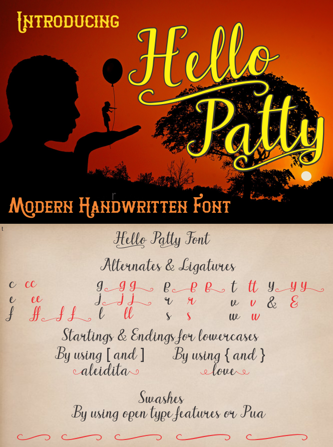 Hello Patty Font