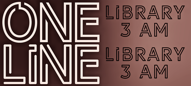 Library 3 am Font