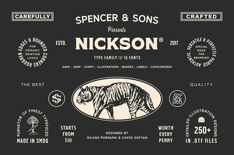 S&S Nickson One Font