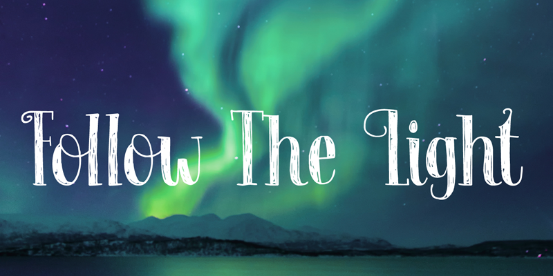 Follow The Light Font