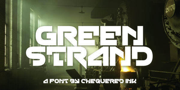 Green Strand Font