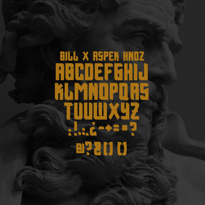 Bill x AspekHndz Font