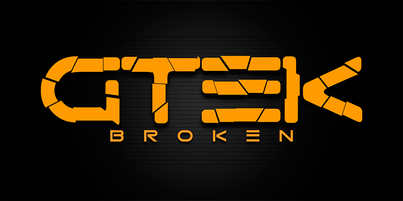 Gtek Broken Font