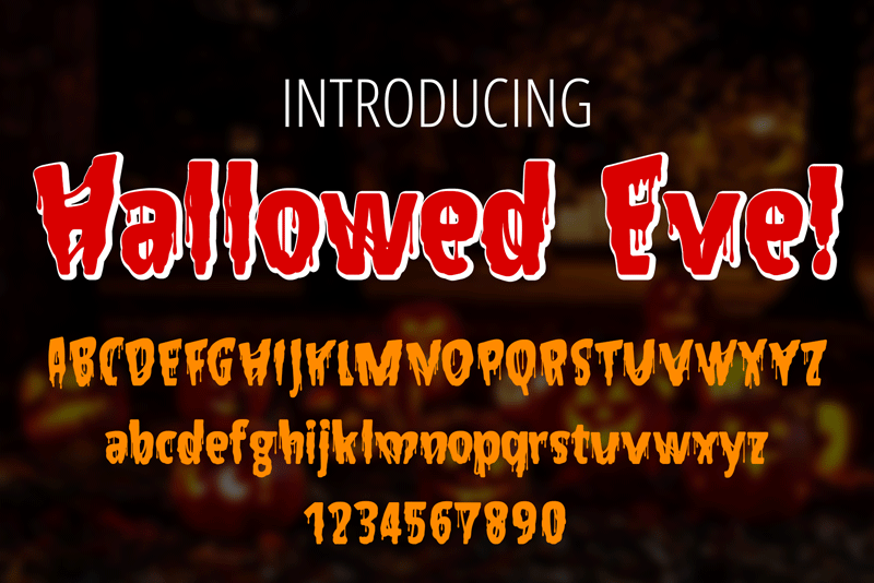 Hallowed Eve Font
