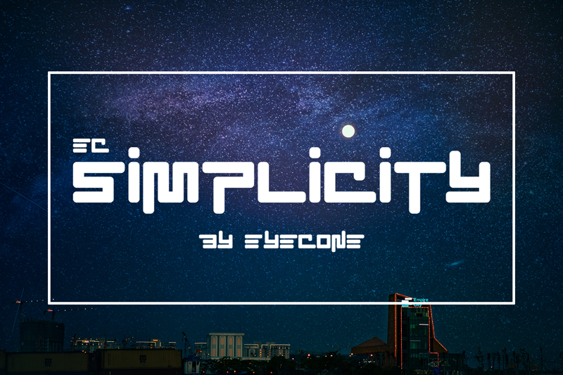 EC SimpliCity Font
