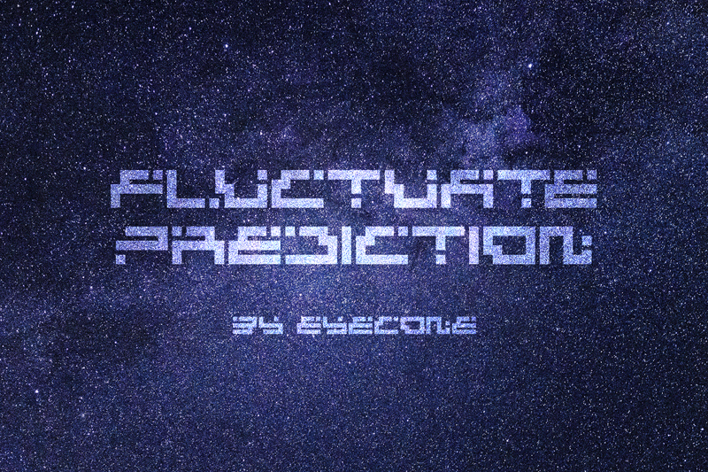 Fluctuate Prediction Font
