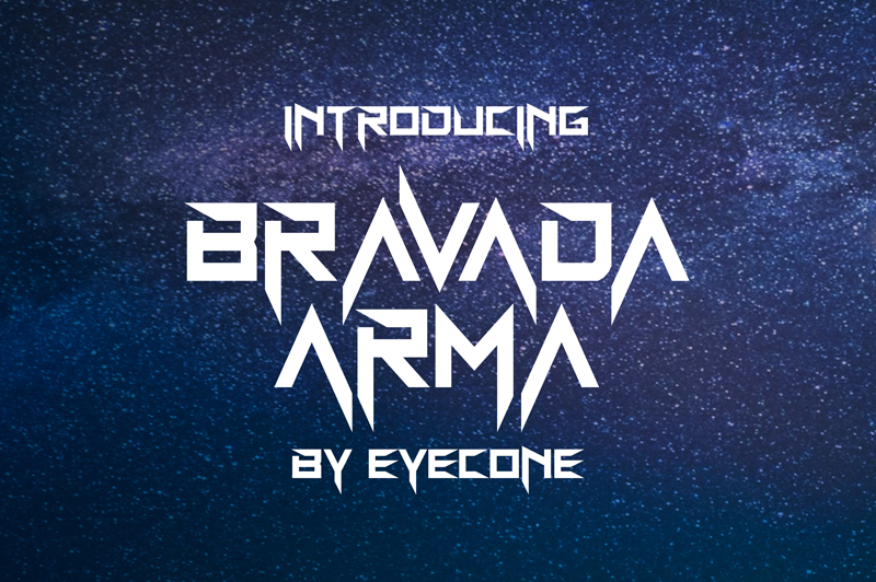 Bravada Arma Font