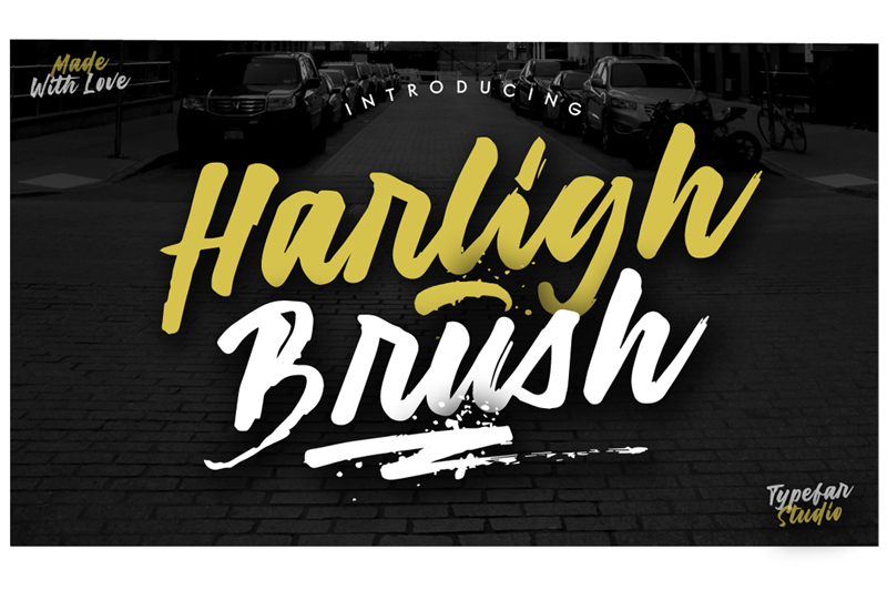 Harligh Brush Font