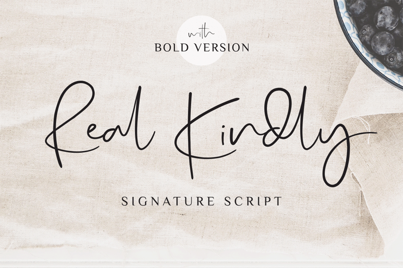 Real Kindly Font