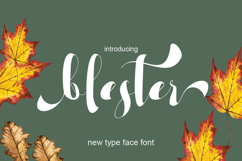 Blester Font