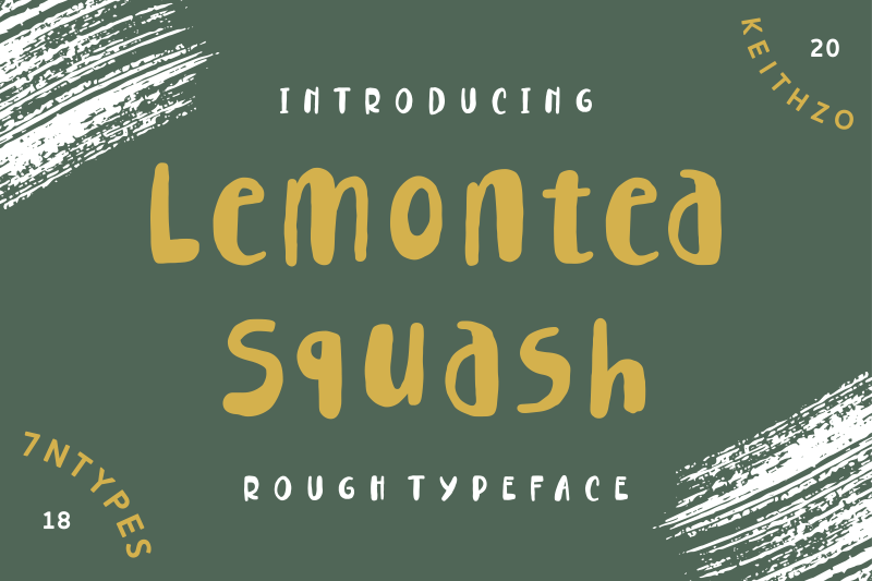 Lemontea Squash Font