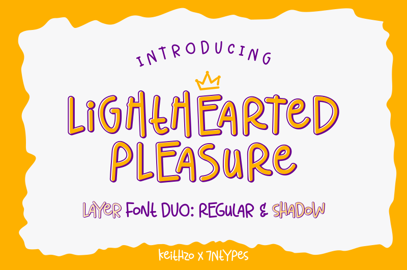 Lighthearted Pleasure Font