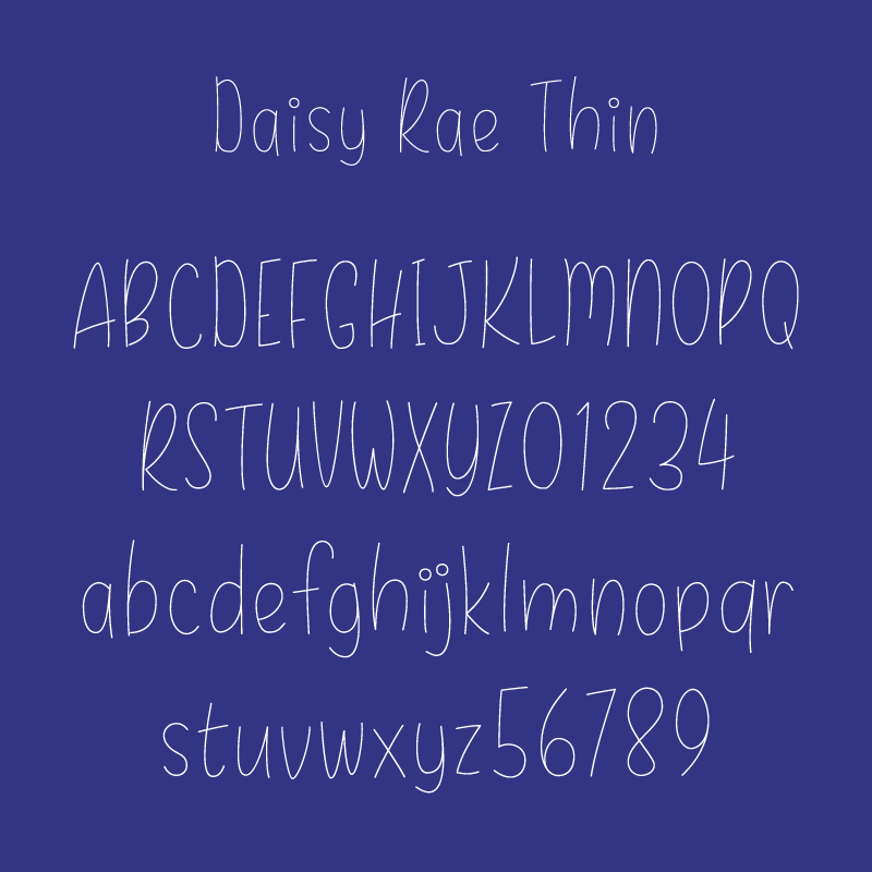 Daisy Rae Font