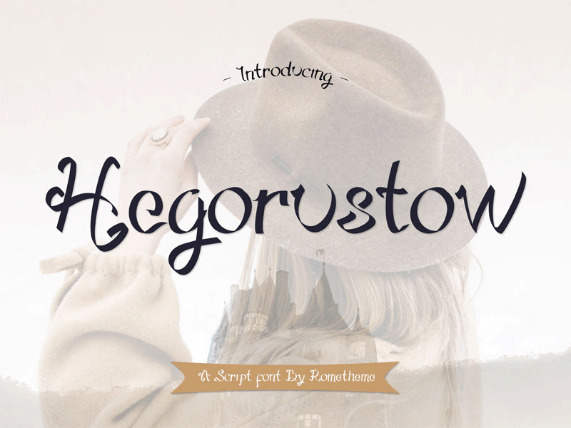 Hegorustow Font