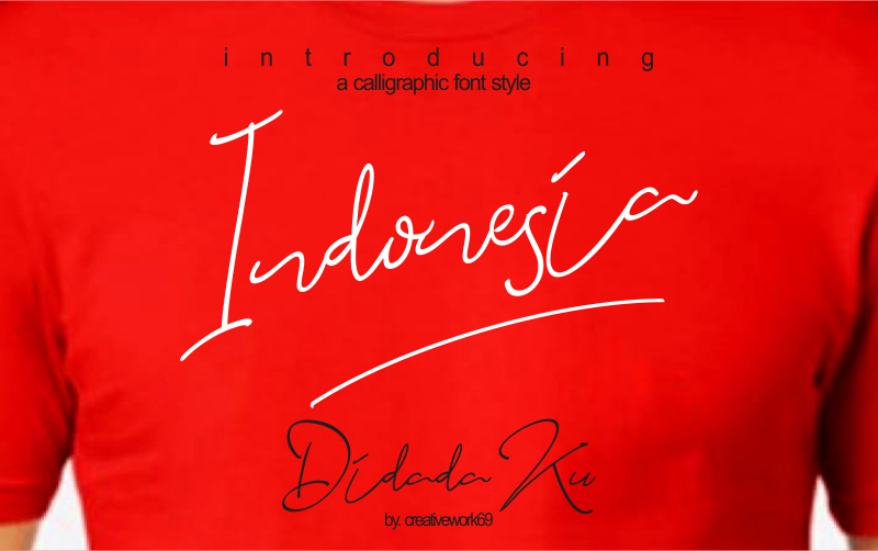 Indonesian Font