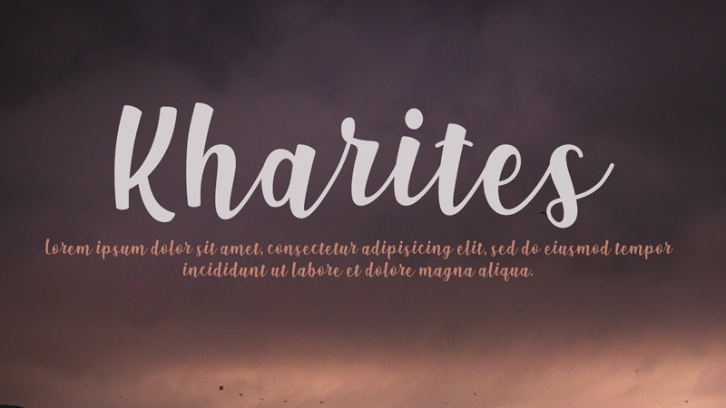 Kharites Font