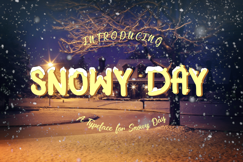 Snowy Day Font