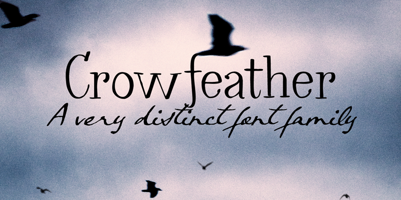 Crowfeather Script Font