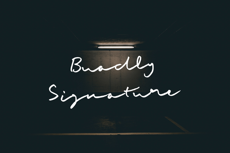 Buadly Signature Font