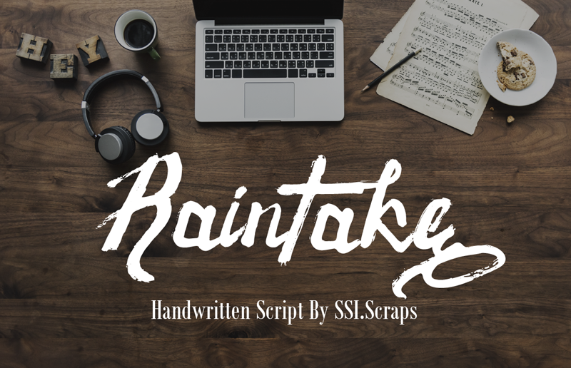 Raintake Font