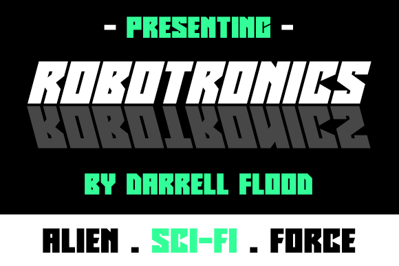 Robotronics Font