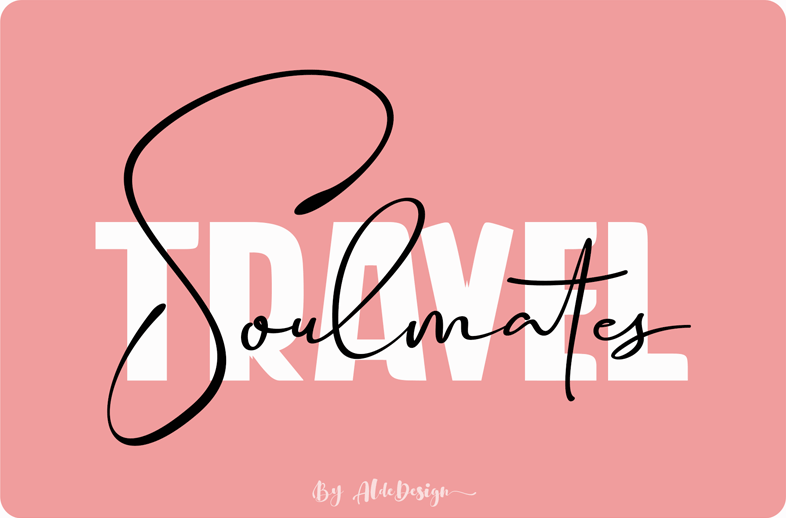 Travel Soulmates Signature Font