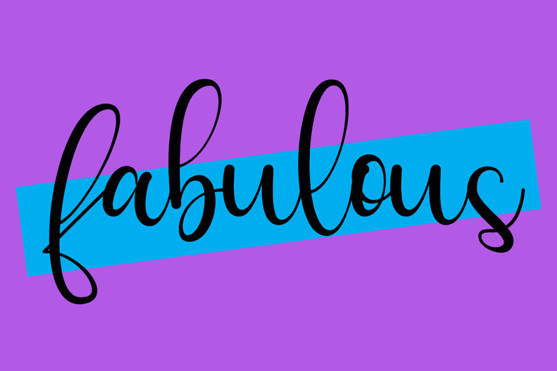Fabulous Font
