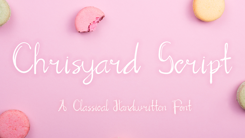 Chrisyard Script Font