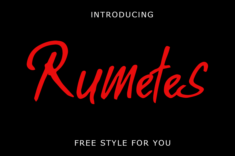 Rumetes Font