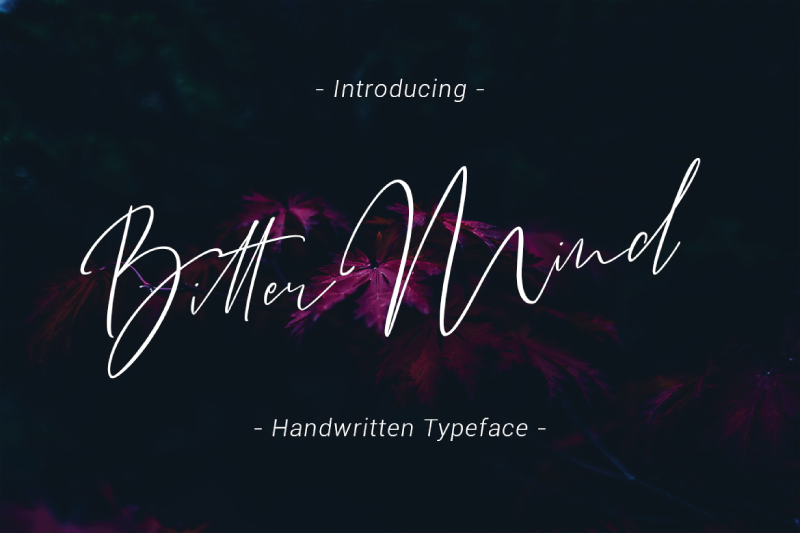 Bitter Mind Font