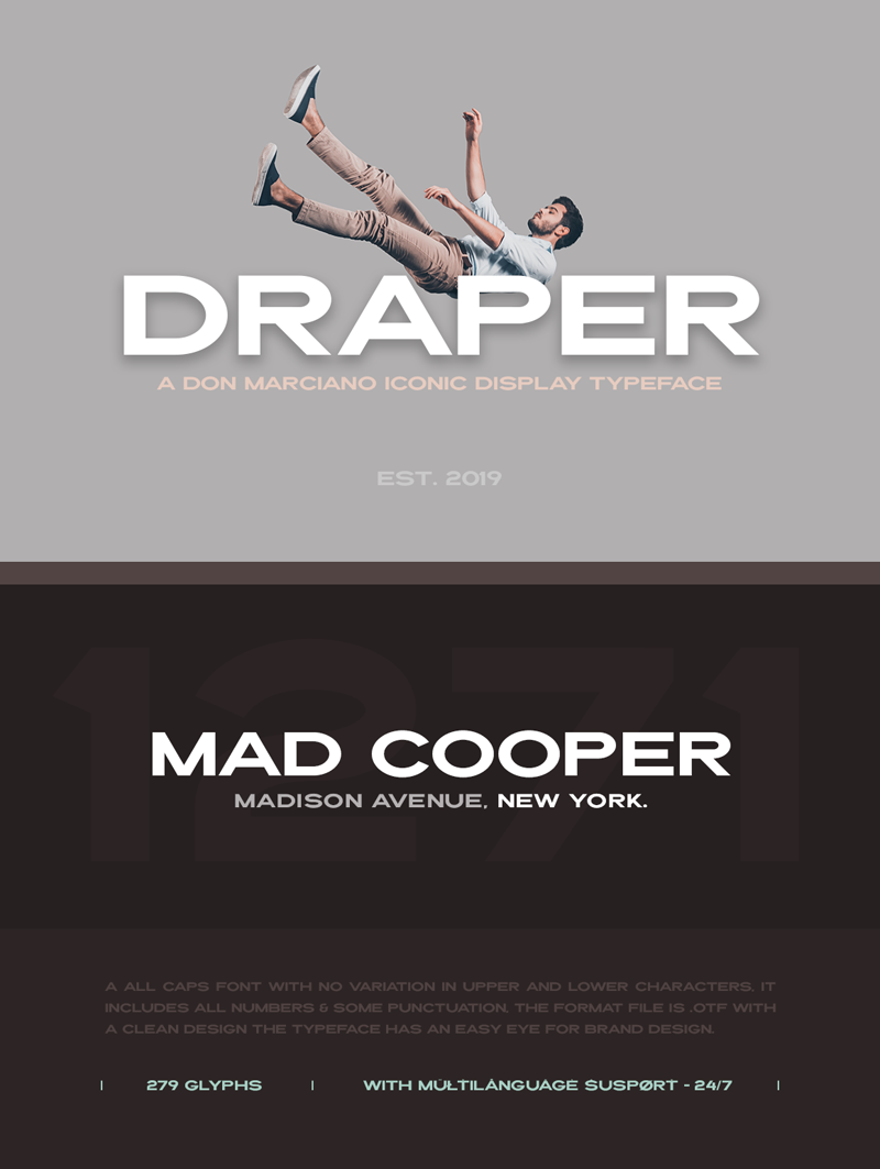 Draper Font
