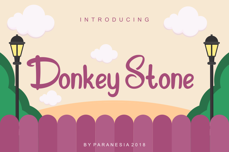 Donkey Stone Font