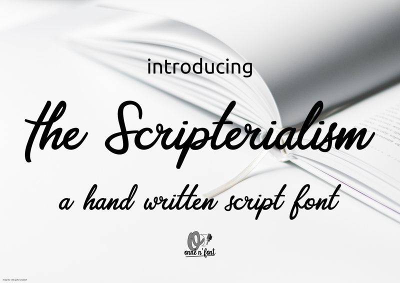Scripterialism Font