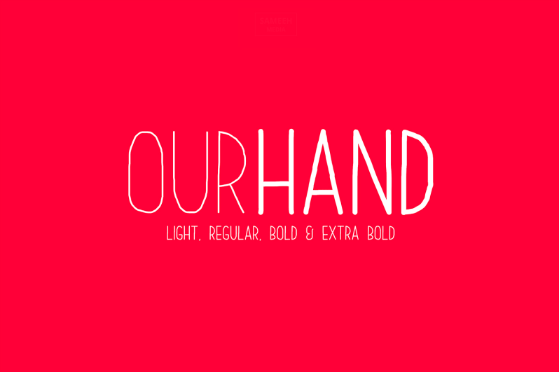 Our Hand Font