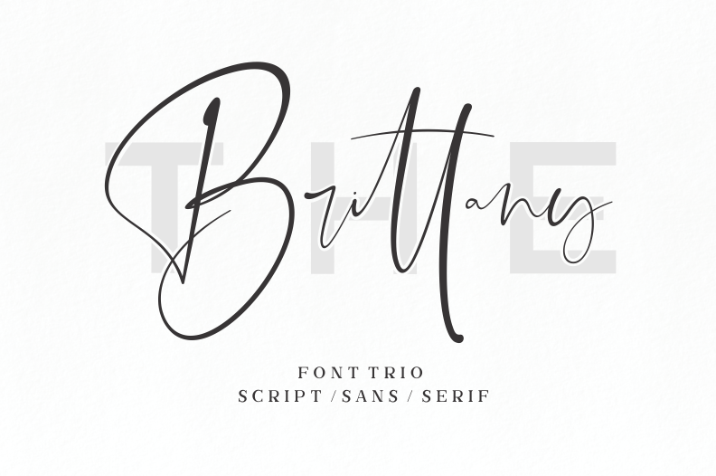 The Brittany Sans Font