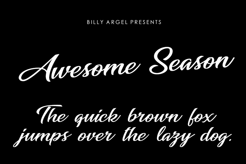 Awesome Season Font