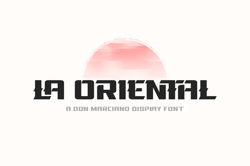 La Oriental Font
